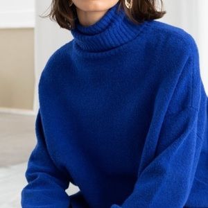 Oversized high neck sweater